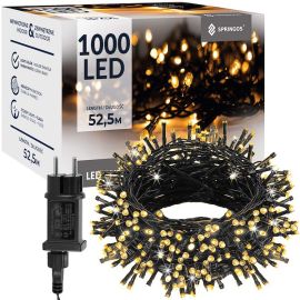 Коледни лампички 50м топло бяло 1000 led коледно осветление IP44 CL1001