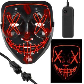 Halloween Purge Led Mask Glowing Party Fancy Dress HA5234